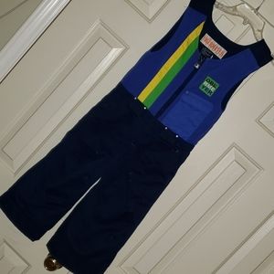 Obermeyer ski snow bibs pants kids boys 4